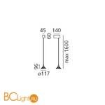 Подвесной светильник Artemide Unterlinden 1936W10A - Схема