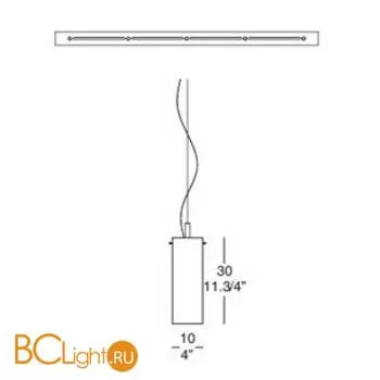 Подвесной светильник Aureliano Toso Kendo Piccola Sospensione White 0519006053602 - Фото 0