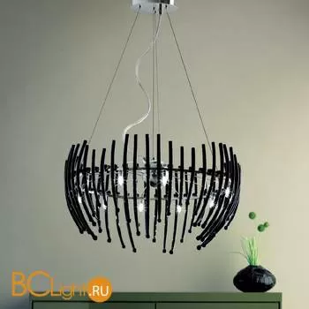 Подвесной светильник Aureliano Toso Salome 12 Sospensione Dark Blue