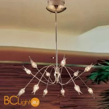 Люстра Aureliano Toso Zashi12 Lampadario Ambra Gold 0509236063906