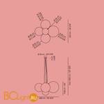 Подвесной светильник Axo Light Cloudy SP BC XX - Схема
