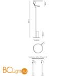 Торшер Axo Light Cut PT CUTXXX NE XX LED - Схема