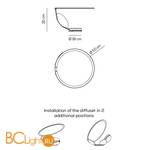 Настольный светильник Axo Light Cut LT CUT XXX NE XX LED - Схема