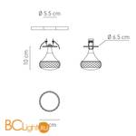 Встраиваемый светильник Axo Light Fairy PL FAIRY I PLFAIRYIAMCRLED - Схема