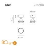 Спот Axo Light Fairy PLFAIRYXCSCRLED - Схема