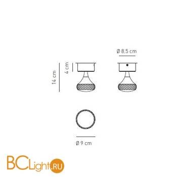 Спот Axo Light Fairy PLFAIRYXGRCRLED - Схема