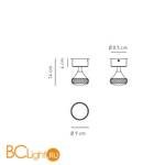 Спот Axo Light Fairy PLFAIRYXGRCRLED - Схема