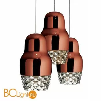 Подвесной светильник Axo Light Fedora SP FEDOR 3 SPFEDOR3BRBCGU1