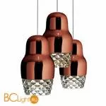 Подвесной светильник Axo Light Fedora SP FEDOR 3 SPFEDOR3BRBCGU1