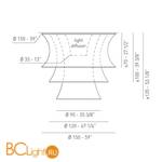 Потолочный светильник Axo Light Lightecture Euler PL EUL GMP PLEULGMPFLEBCXX - Схема