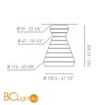 Потолочный светильник Axo Light Lightecture Layers PL LAY A PLLAYAXXE27M1XX - Схема