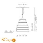 Подвесной светильник Axo Light Lightecture Layers SP LAY E SPLAYEXXE27BCXX - Схема