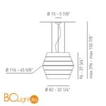Подвесной светильник Axo Light Lightecture Layers SP LAY G SPLAYGXXE27RSXX - Схема