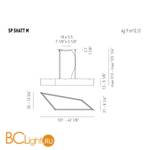 Подвесной светильник Axo Light Lightecture Shatter SP SHATT M SPSHATTMLEDBCXX - Схема
