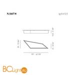 Потолочный светильник Axo Light Lightecture Shatter PL SHATT M PLSHATTMLEDBCXX - Схема