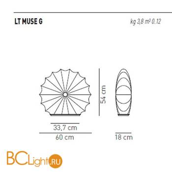 Настольный светильник Axo Light Muse LT MUSE G LTMUSEGXBCXXE27 - Схема