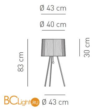 Настольная лампа Axo Light Obi LT OBI TA LTOBIXXXTACRE27 - Схема