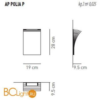 Бра Axo Light Polia AP POLIA P BC APPOLIAPBCXXR7S - Схема