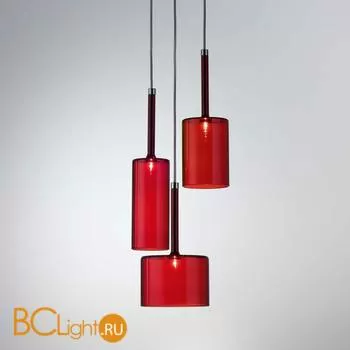 Подвесной светильник Axo Light Spillray SP SPILL 3 Rosso SPSPILL3RSCR12V