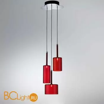 Подвесной светильник Axo Light Spillray SP SPILL 3 Rosso SPSPILL3RSCR12V - Фото 0
