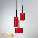 Подвесной светильник Axo Light Spillray SP SPILL 3 Rosso SPSPILL3RSCR12V