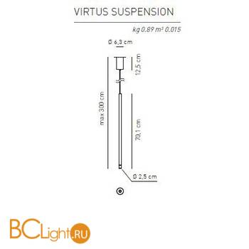 Подвесной светильник Axo Light Virtus E 2 101 1 13 1 2 - Схема