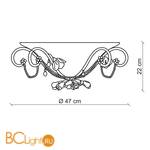 Потолочный светильник Baga XXI Century 1192 - Схема