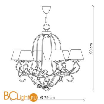 Люстра Baga XXI Century 1079 - Схема