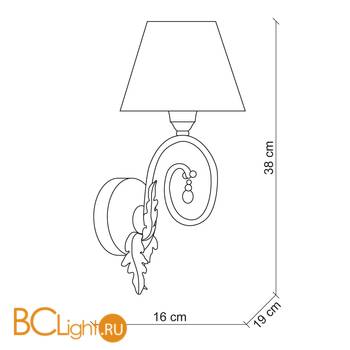 Бра Baga Contemporary 1131 - Схема