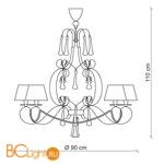 Люстра Baga XXI Century 1140 - Схема