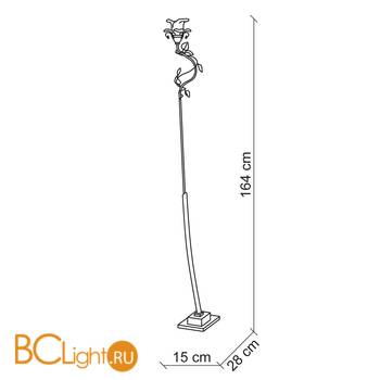 Торшер Baga XXI Century 1164 - Схема