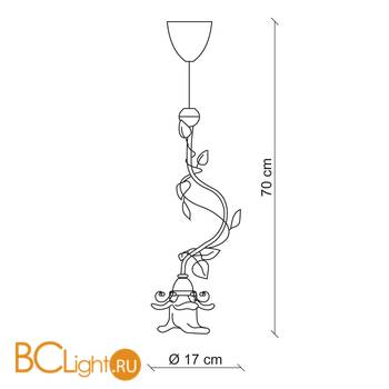 Подвесной светильник Baga XXI Century 1162 - Схема