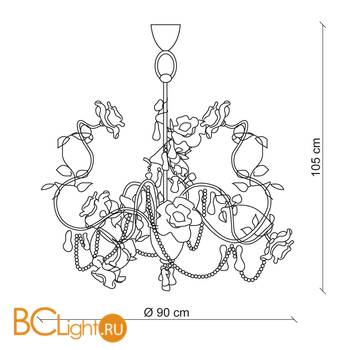 Люстра Baga XXI Century 1150 - Схема