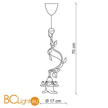 Подвесной светильник Baga XXI Century 1152 - Схема