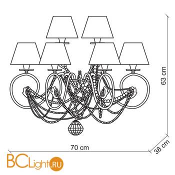 Бра Baga Contemporary 1189 - Схема