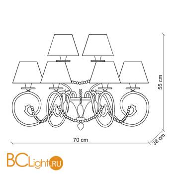 Бра Baga Contemporary 1187 - Схема