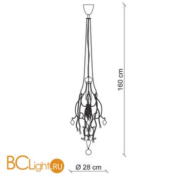 Подвесной светильник Baga Contemporary 2104 - Схема