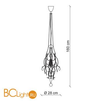Подвесной светильник Baga Contemporary 2106 - Схема