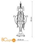 Настольная лампа Baga Contemporary 2102 - Схема