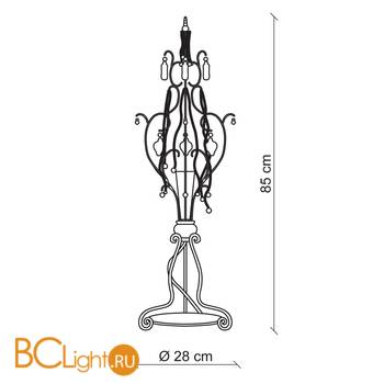 Настольная лампа Baga Contemporary 2110 - Схема