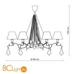 Люстра Baga Contemporary 2252 - Схема