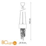 Подвесной светильник Baga Contemporary CR54 - Схема