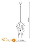 Подвесной светильник Baga Contemporary 2145/V - Схема