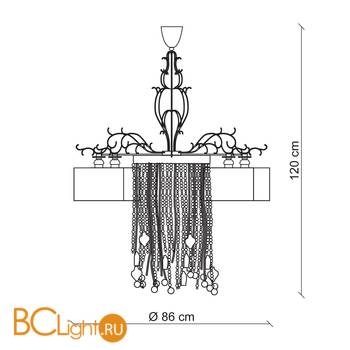 Люстра Baga Contemporary 2190 - Схема