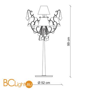 Настольная лампа Baga Contemporary 2200 - Схема