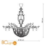 Подвесной светильник Baga Contemporary 2152 - Схема