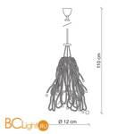 Подвесной светильник Baga Contemporary CR10 - Схема