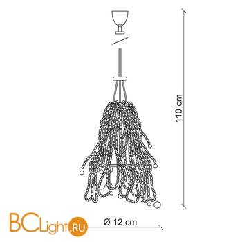 Подвесной светильник Baga Contemporary CR9 - Схема
