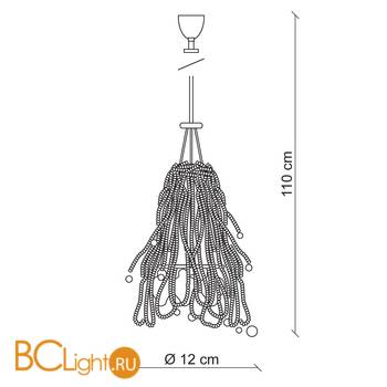 Подвесной светильник Baga Contemporary CR11 - Схема
