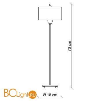 Настольная лампа Baga Contemporary 5130 - Схема